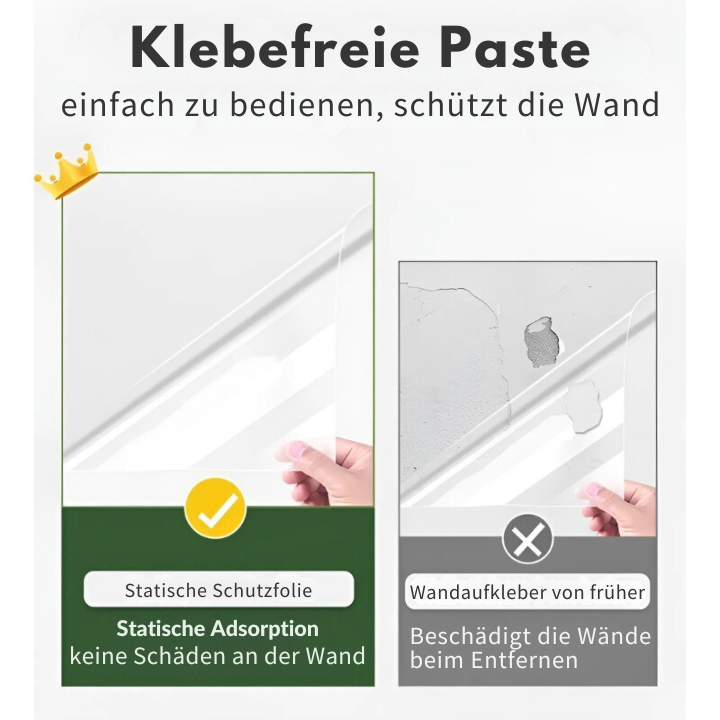 Lisslune | Eco-friendly electrostatically absorptive wall protection film