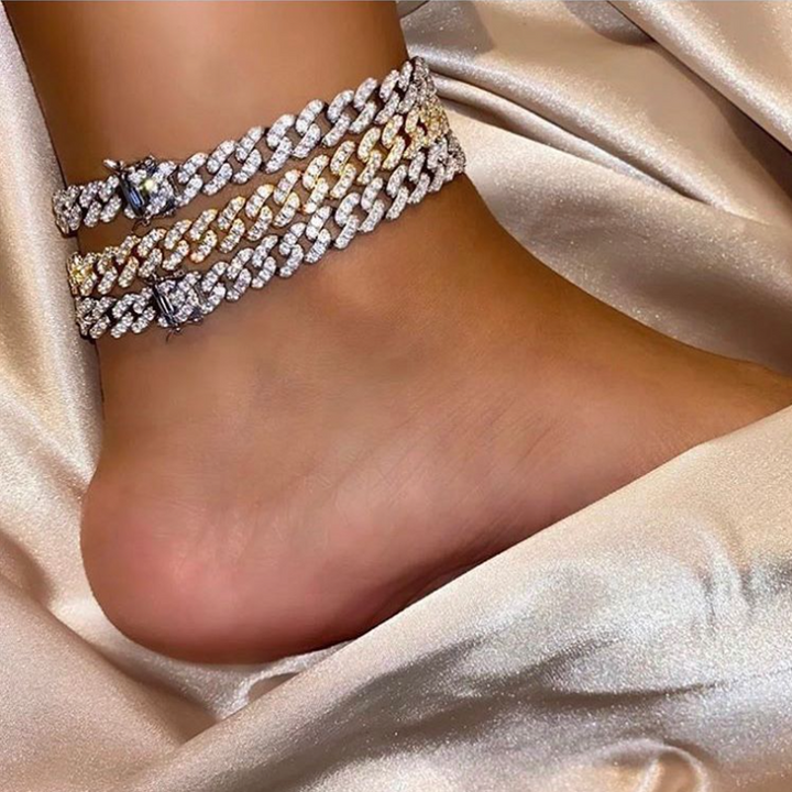 Lisslune | Fashion Chunky Metal Chain Anklet