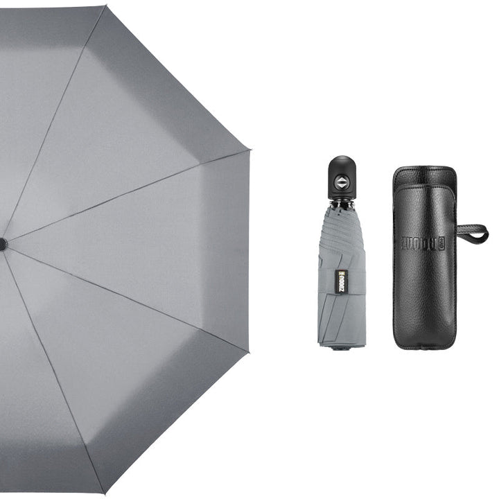 Lisslune | Super Portable Auto Open/Close Windproof Umbrella with 12 Ribs, 5-Fold & Ergonomic Handle