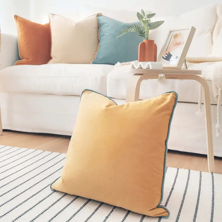 Lisslune | Ember Soft Two-Tone Cushion Covers
