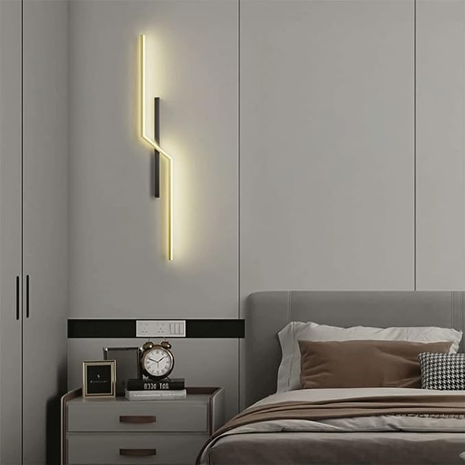 Lisslune | Lines Creative LED Modern Minimalist Wall Lamp Decorative Wall Lights Lighting
