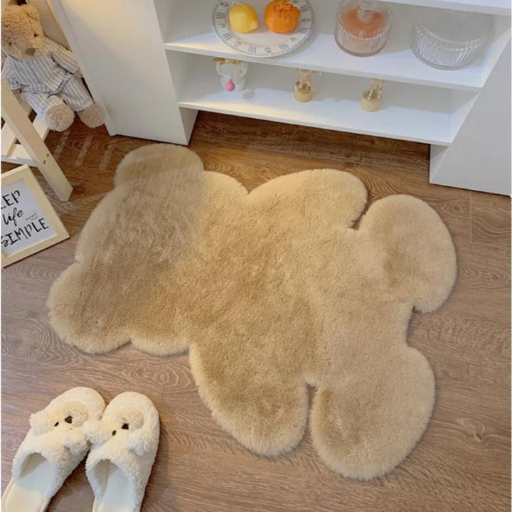 Lisslune | Fluffy Charm Teddy Bear Rug
