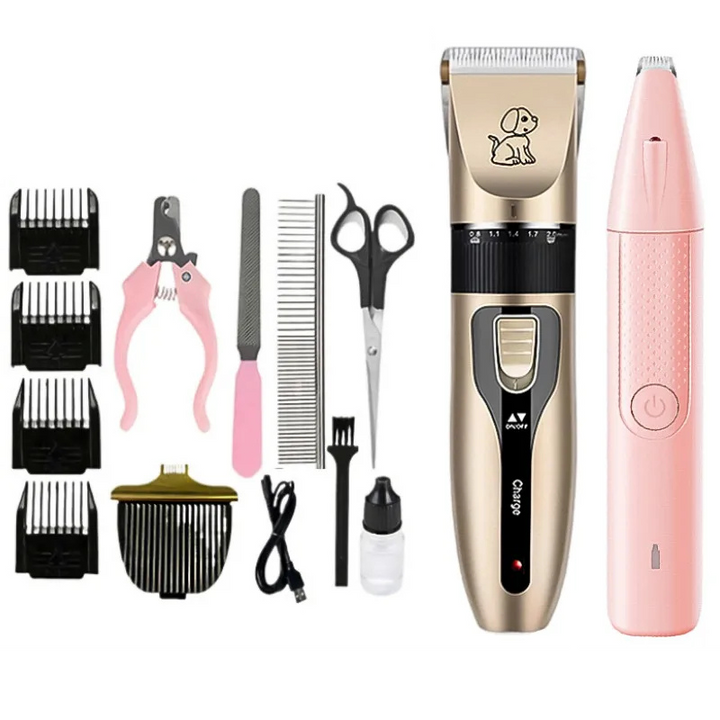 Lisslune | Whisper-Quiet Dog Grooming Clippers | Long-Lasting Battery & Precision Blades for Stress-Free Pet Care