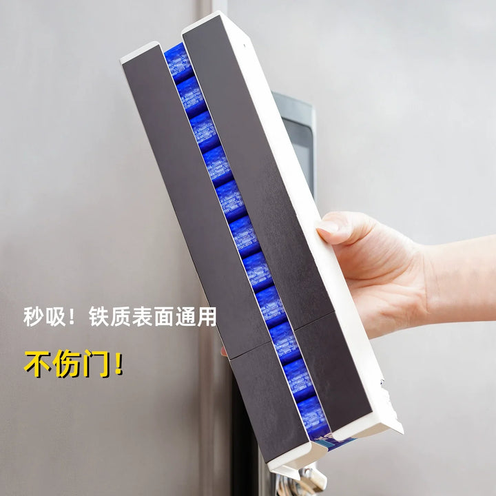 Lisslune | Magnetic Wall-Mount Tissue Box - Auto-Refill Napkin Holder