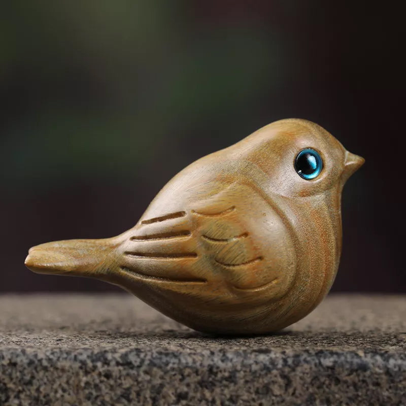 Lisslune | Handcrafted Wooden Carving Bird