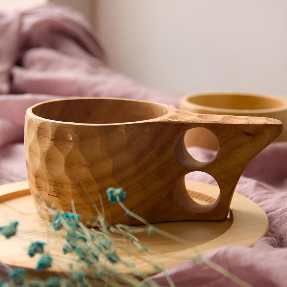 Lisslune | Rubberwood Artisan Mug Collection