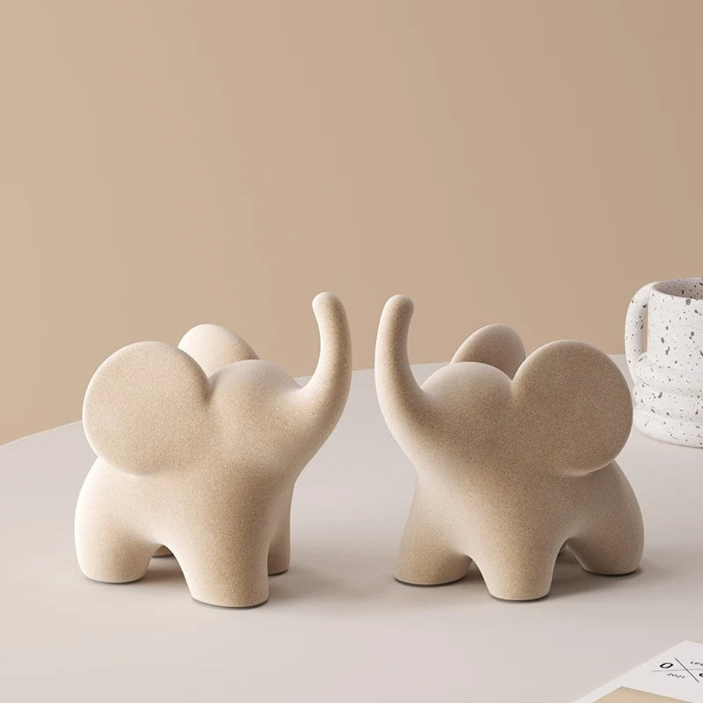 Lisslune | Eclectic Elephant Resin Figurines