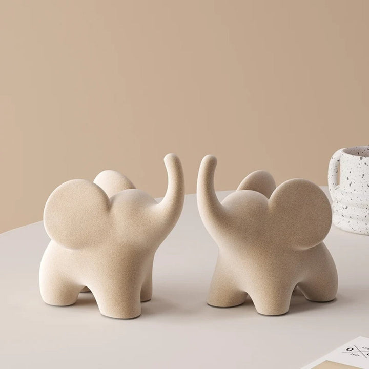 Lisslune | Eclectic Elephant Resin Figurines