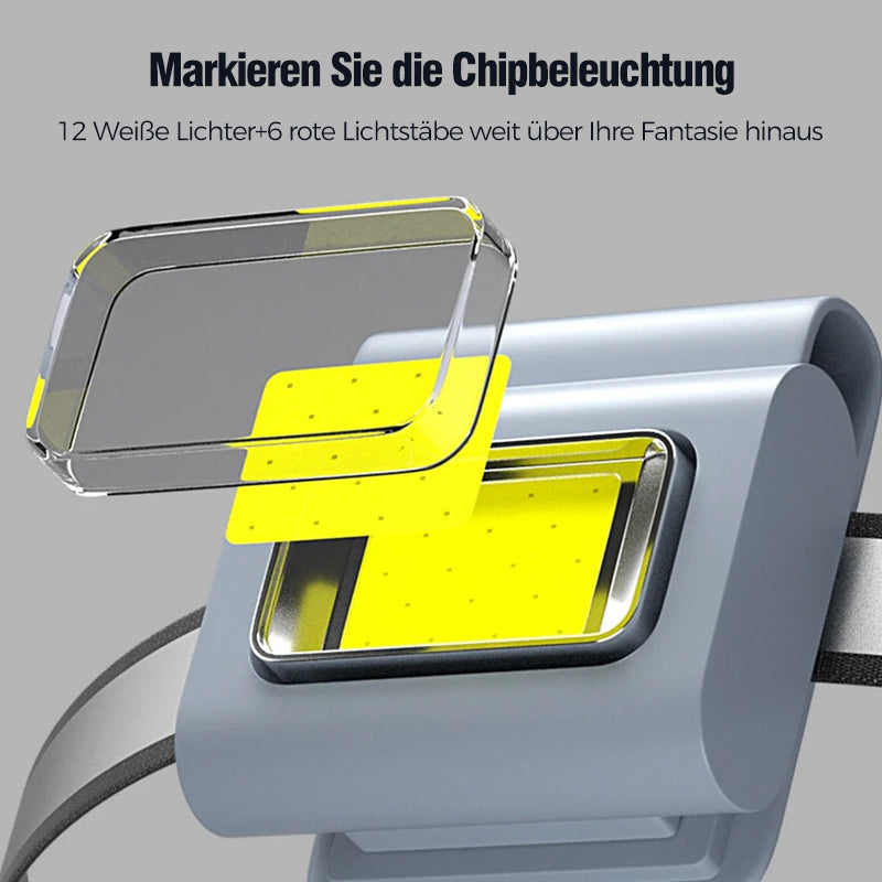 Lisslune | Multifunctional running light with magnetic charging