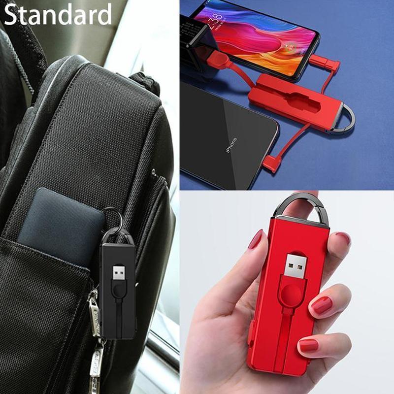 Lisslune | 3-in-1 data cable keychain