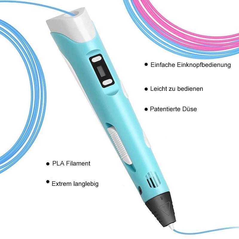 Lisslune | 3D printing pen with 5m filament for children and adults