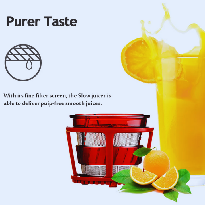 Lisslune | Cold Press Slow Juicer – Enjoy Smooth, Pulp-Free Fresh Juice