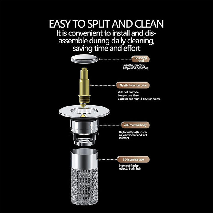Lisslune | Sink Drain Strainer Hair Catcher
