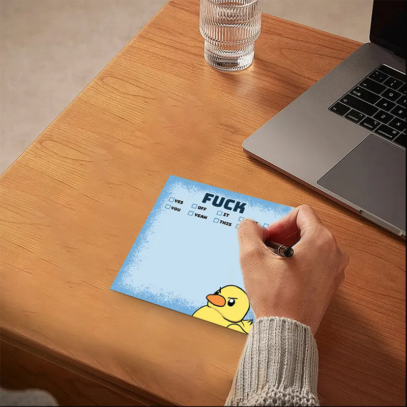 Lisslune | Funny, cheeky sticky notes with duck