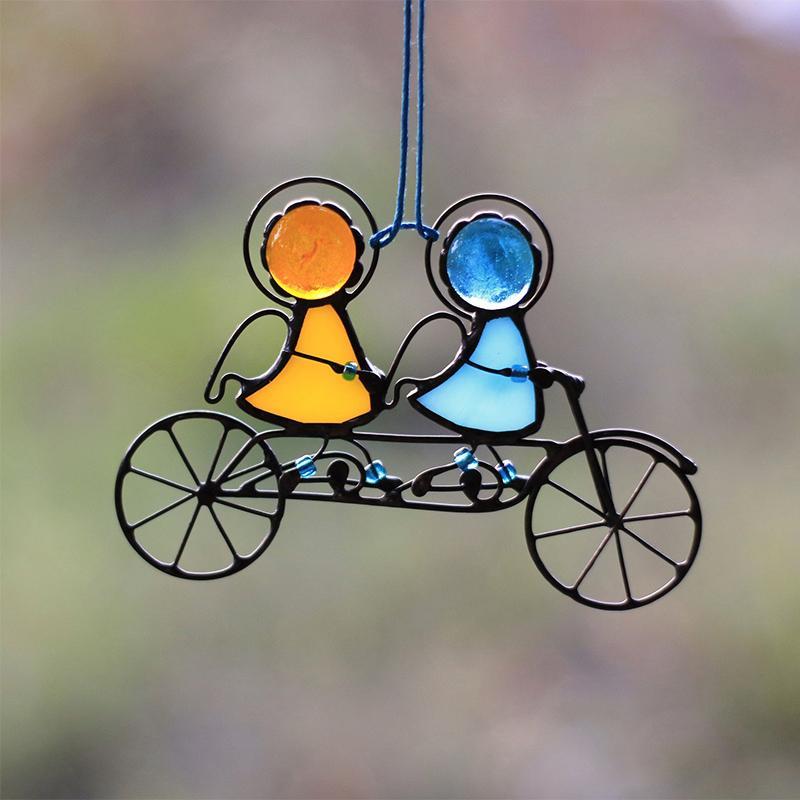 Lisslune | Sun catcher, Window hanging, Stained glass art