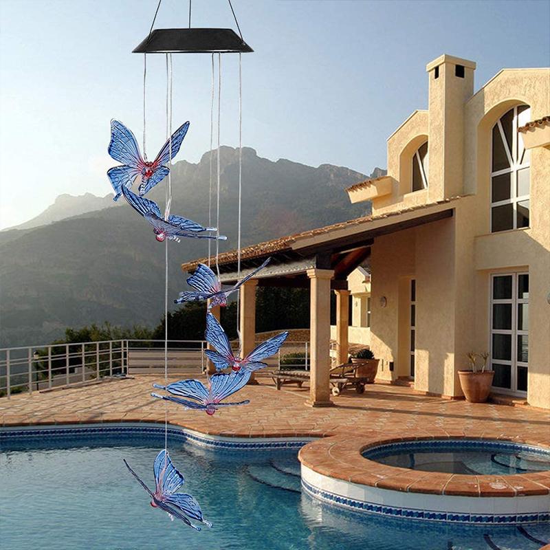 Lisslune | Solar-powered butterfly lights
