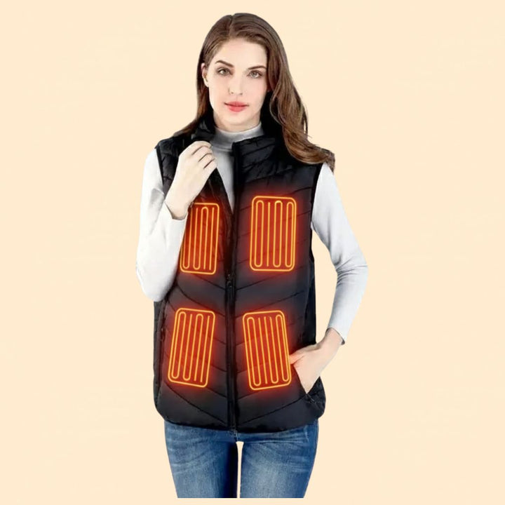 Lisslune | Thermo Heated Gilet | Insulated, Design for Hiking, Travel & Everyday Wear | Womens and Mens Heated Gilet