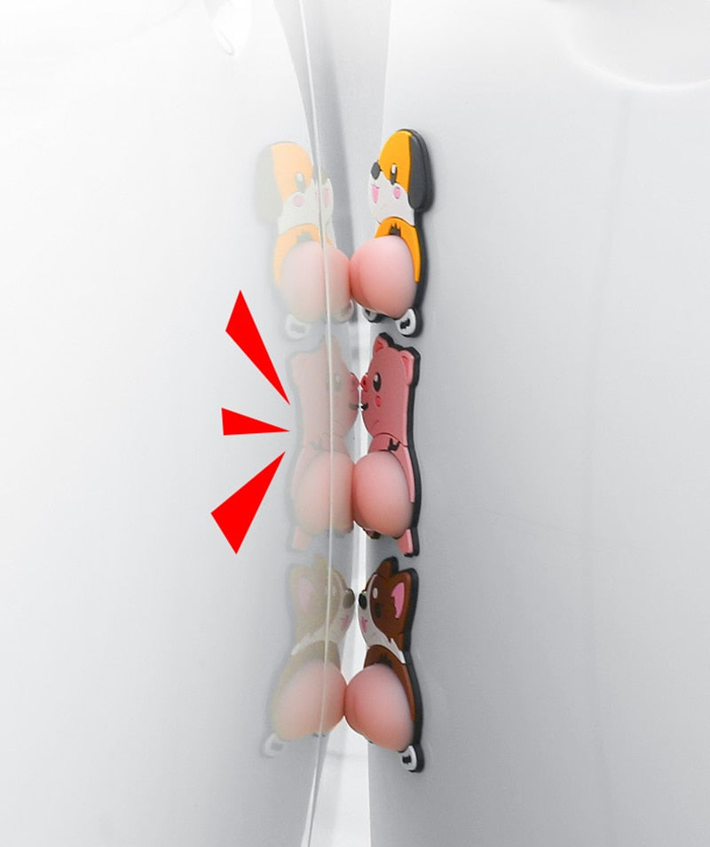 Lisslune | 3D Cartoon Car Bumper Door Protectors