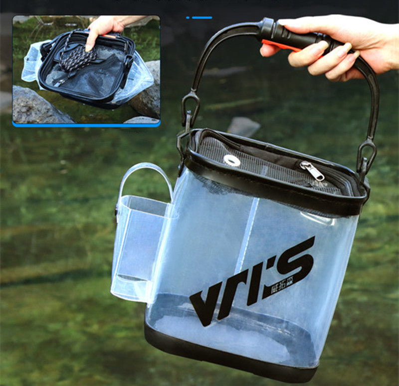 Lisslune | Foldable Transparent Fish Bucket