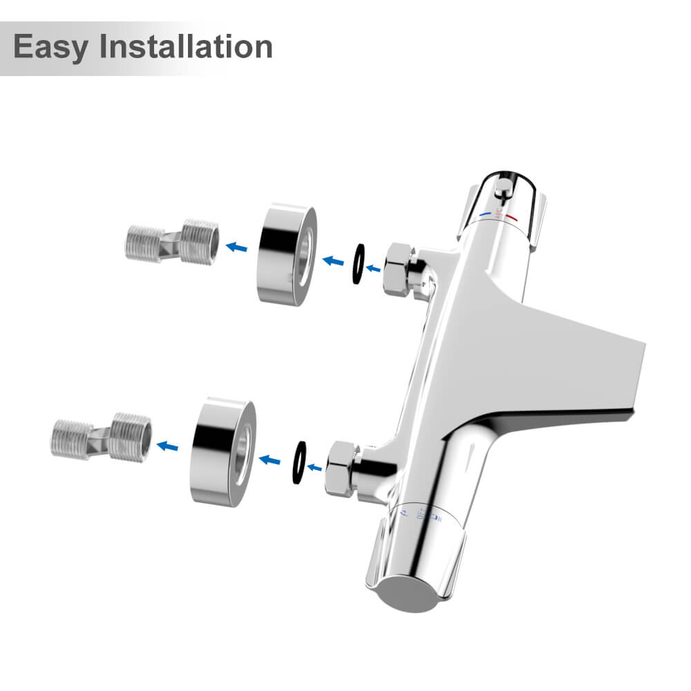 Lisslune | Thermostat waterfall bathtub faucet faucet bathtub shower thermostat for bathroom