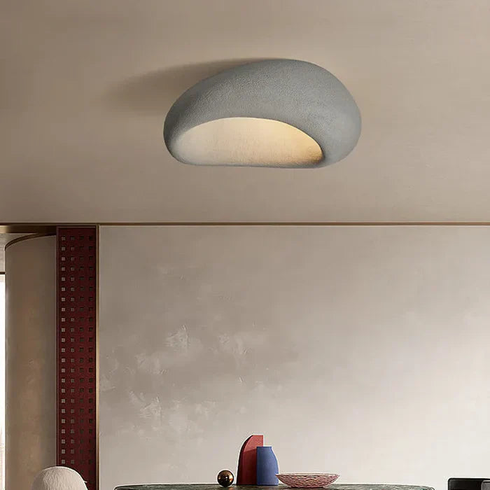 Skorter | Natural Wabi Sabi Ceiling Lamp - SereneAura