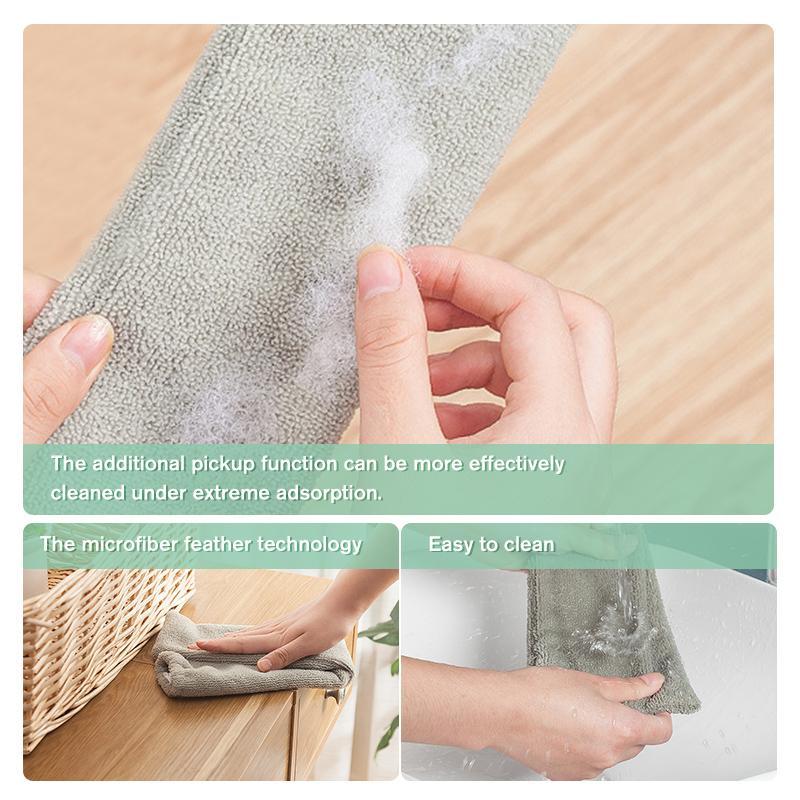 Lisslune | Retractable Microfiber Cloth Dust Brush Gap Mop