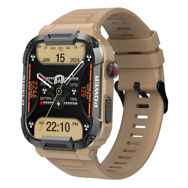 Lisslune | IronPulse X1 Robust Smartwatch – Shock Resistant, Waterproof & Health Monitor