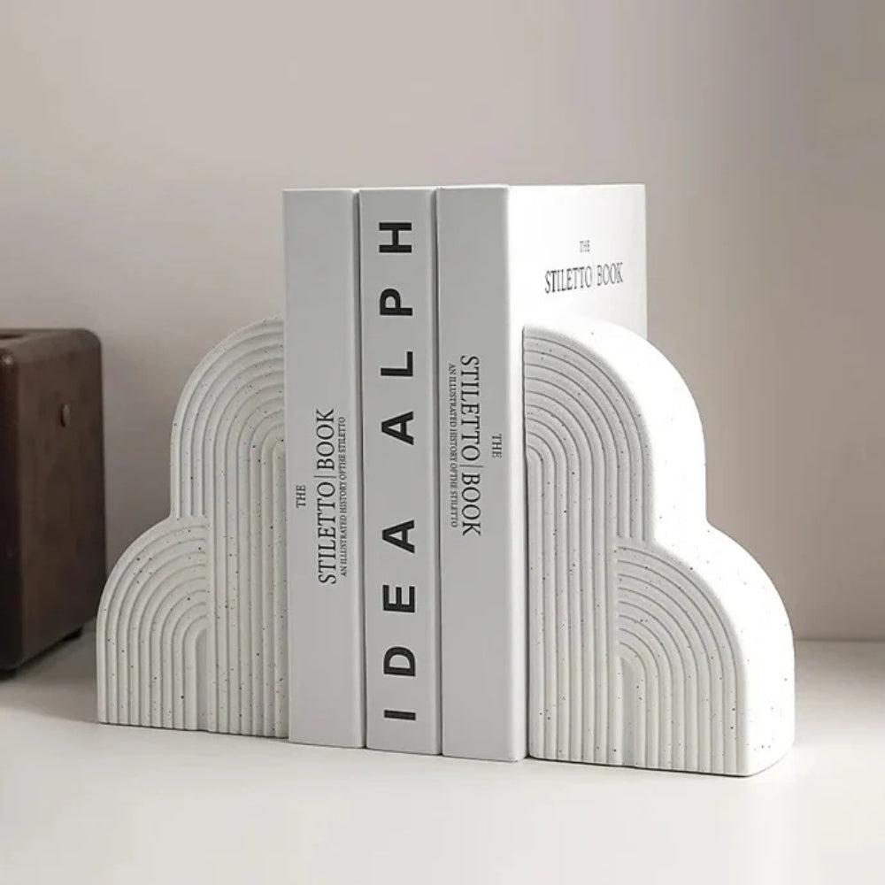 Lisslune | Persephone Cloud-Shaped Ceramic Bookends