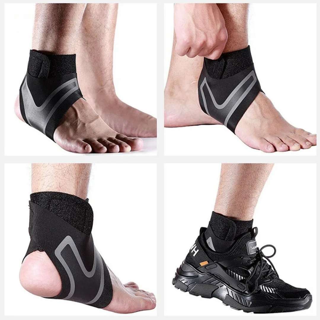 Lisslune | Adjustable Elastic Ankle Brace for Injury Recovery & Daily Support - Comfortable Ankle Stabilizer for Sports & Active Lifestyle