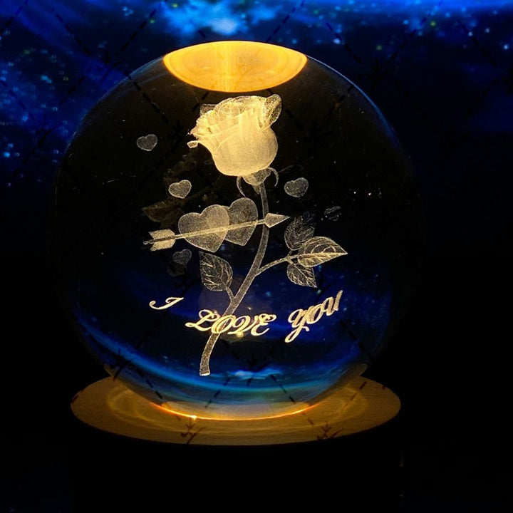Lisslune | Glowing Moon Crystal Ball