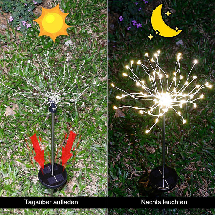 Lisslune | Waterproof Solar Garden Fireworks Lamp