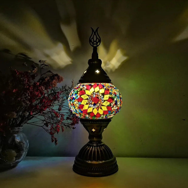 Lisslune | Mosaic Colorful Pattern Table Lamp