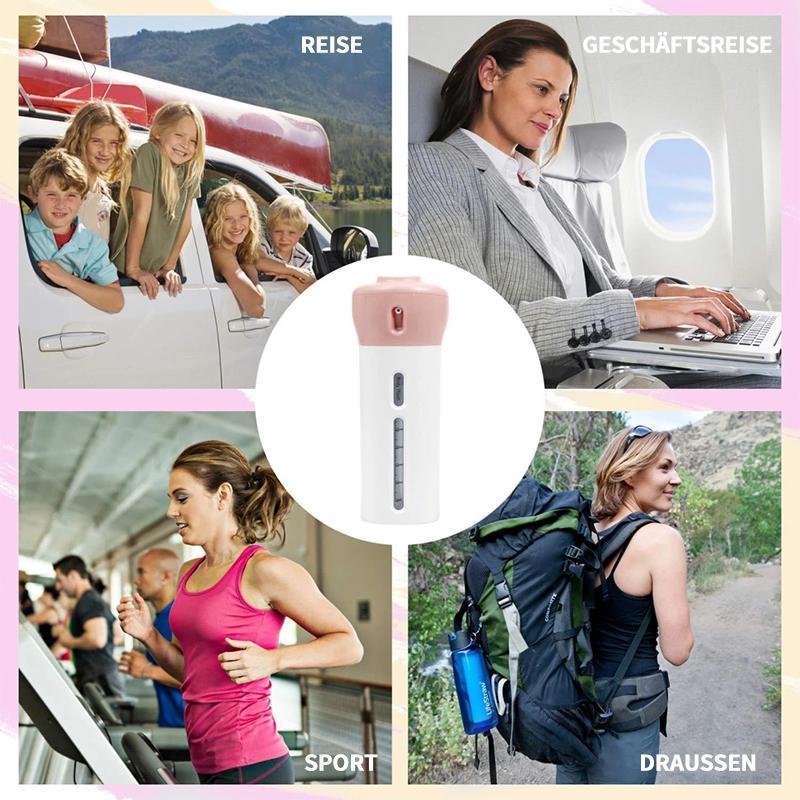 Lisslune | 4-in-1 Travel Dispenser for Lotion, Shampoo, Gel, etc.