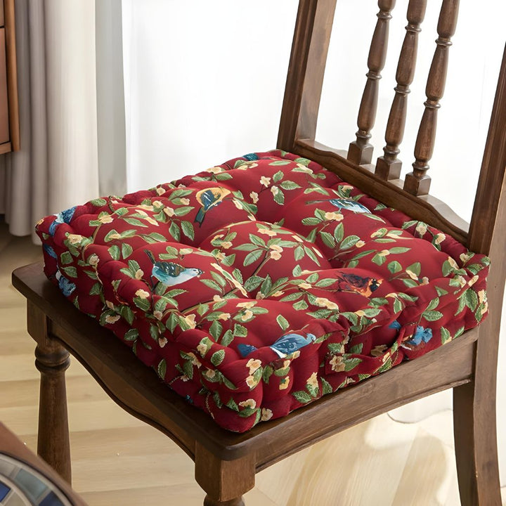 Lisslune | Whimsical Bird Leaf Cushion