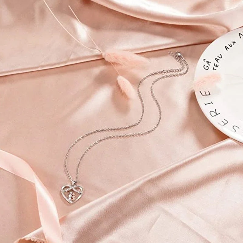 Lisslune | Love You Forever Heart Necklace