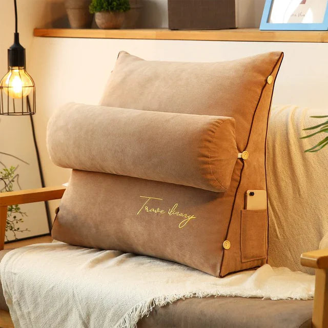 Lisslune | Wedge-shaped back support cushion