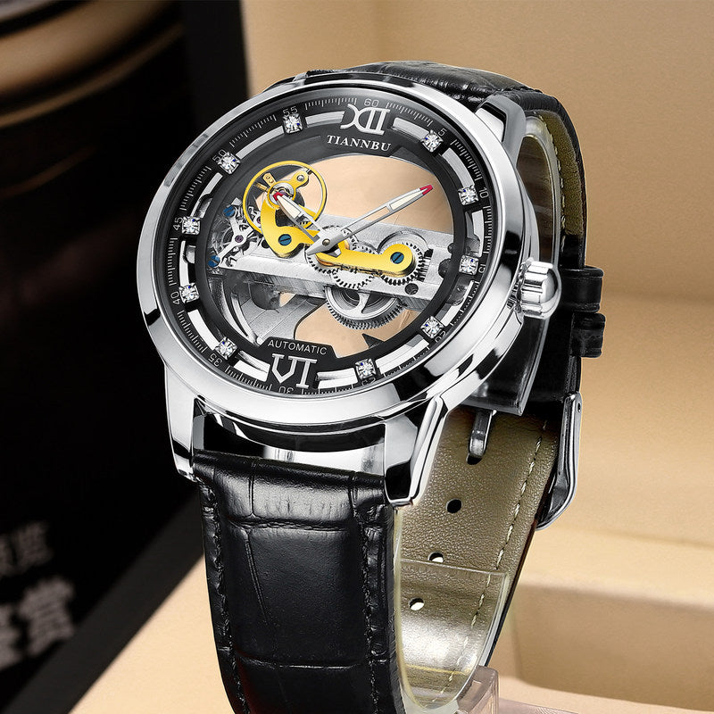 Lisslune | Skeleton Tourbillon Ultra Thin Automatic Mechanical Watch