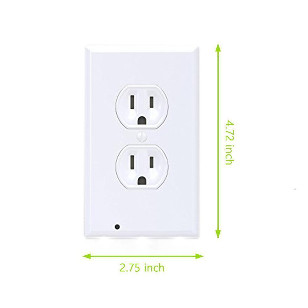 Lisslune | Outlet wall panel with LED night lights