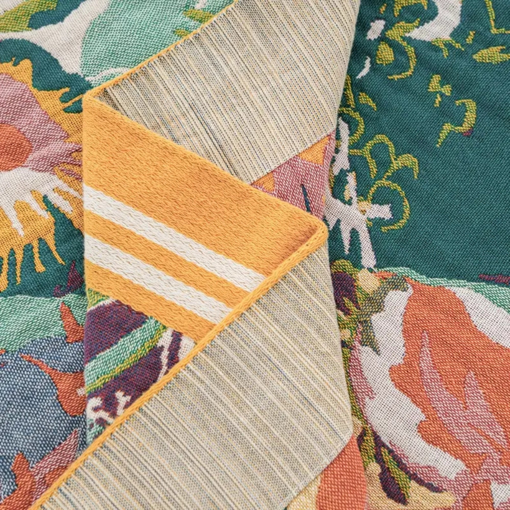 Lisslune | Sienna Floral Bloom Cotton Blanket
