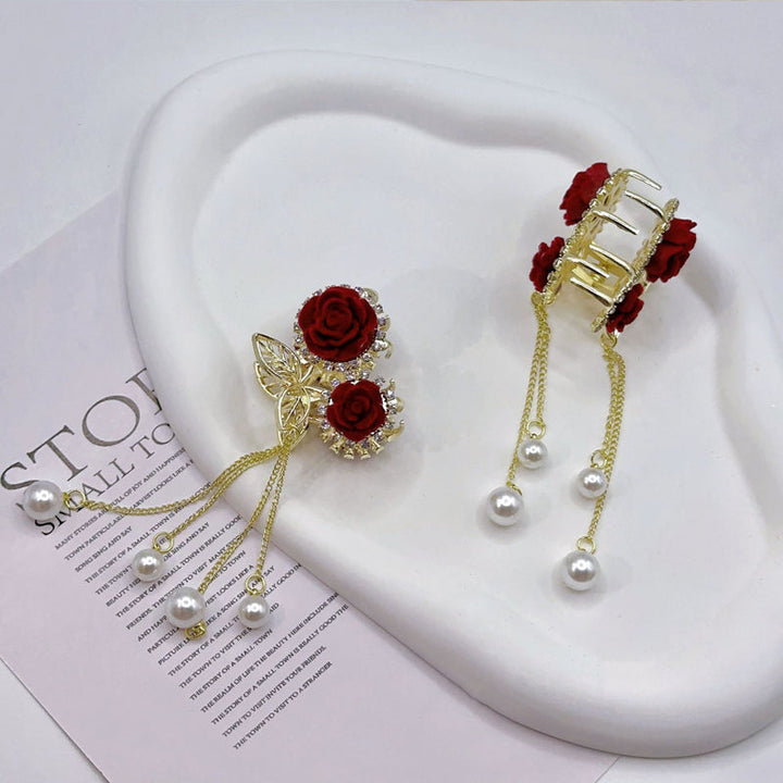 Lisslune | Metal Hair Clip with Tassel