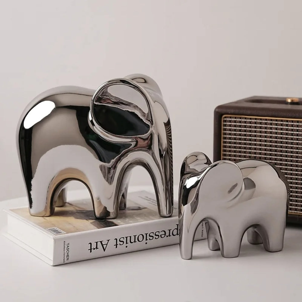 Lisslune | Glossy Modern Elephant Figurine