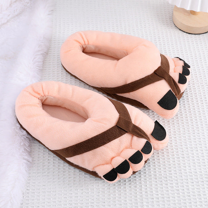 Lisslune | Funny Foot Plush Novelty Slippers