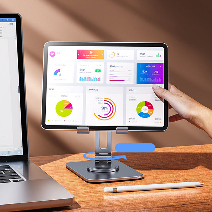 Lisslune | Tablet Holder 360 Rotation Adjustable Foldable Holders