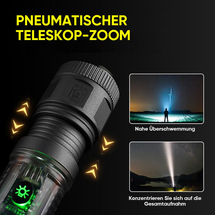 Lisslune | Super bright laser zoomable flashlight with long range