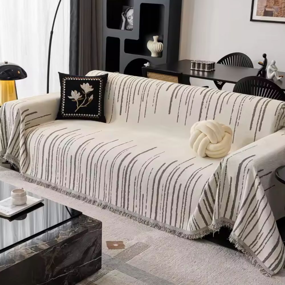 Lisslune | Velour Cascade Sofa Cover