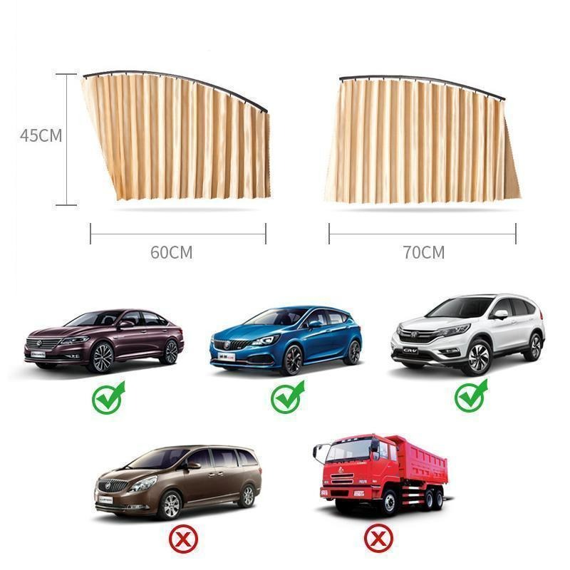 Lisslune | Magnetic Car Sunshades (2/4 pieces)