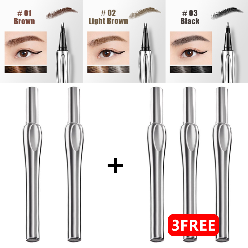 Lisslune | Improved Natural Waterproof Eyebrow Pencil with Micro-Fine Tip (super)
