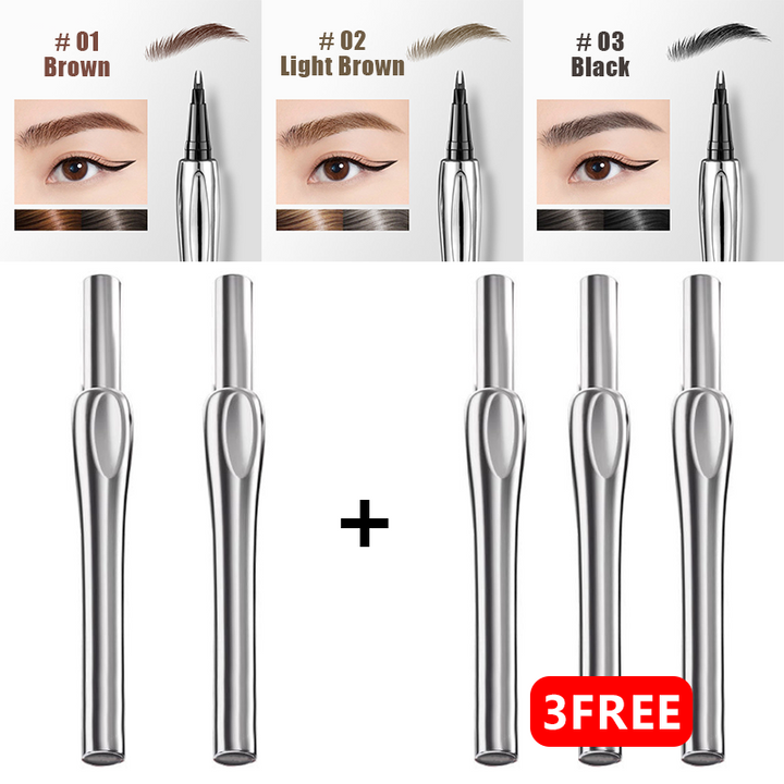 Lisslune | Improved Natural Waterproof Eyebrow Pencil with Micro-Fine Tip (super)