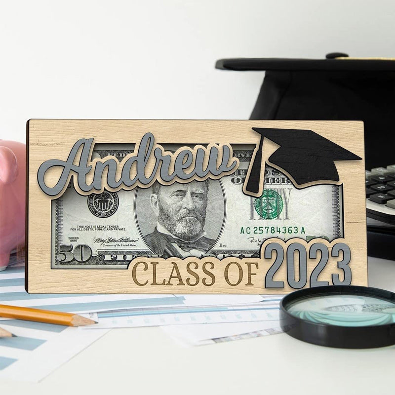 Lisslune | Personalized graduation money holder