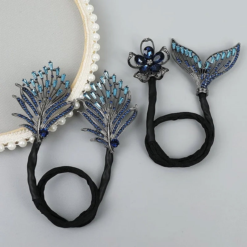 Lisslune | Rhinestone Flower Hair Clip